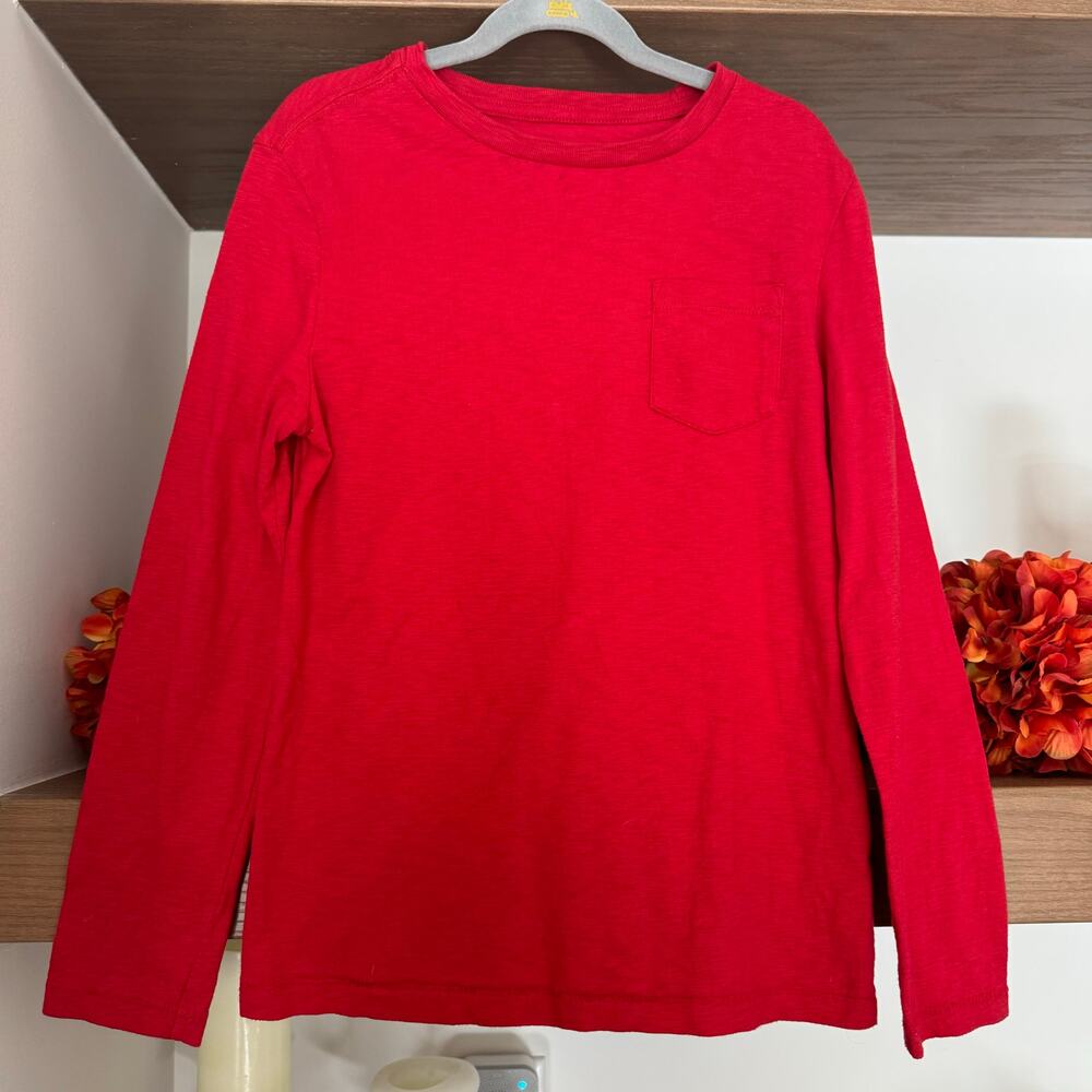 Gap Long Sleeve Tee in Red